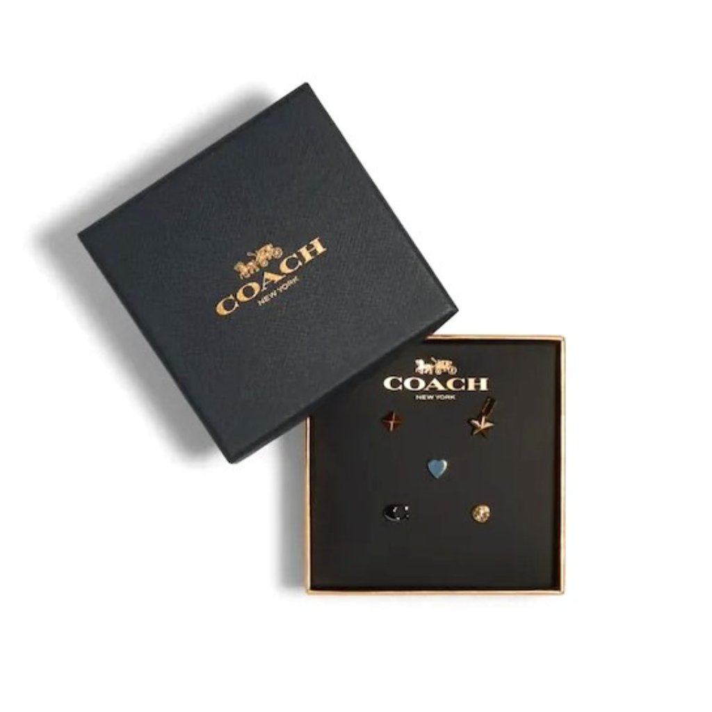 Coach Stardust Earrings Set Nwt 45$